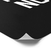 Sorry dat ik te laat ben, grappige prijsopgave poster (Hoek)