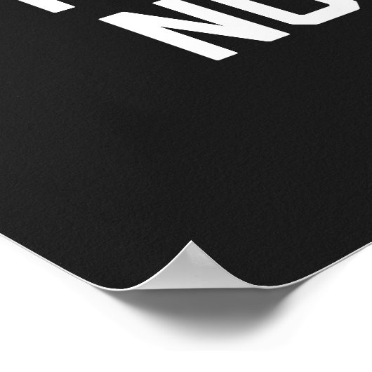 Sorry dat ik te laat ben, grappige prijsopgave poster (Hoek)