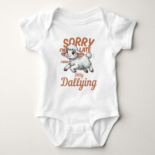 Sorry dat ik te laat ben, ik liep te treuzelen. romper (Voorkant)