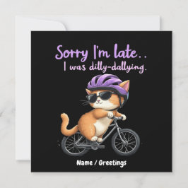 Sorry dat ik te laat ben, ik was dagelijks met Wit Kaart