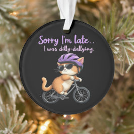 Sorry dat ik te laat ben, ik was dagelijks met Wit Ornament