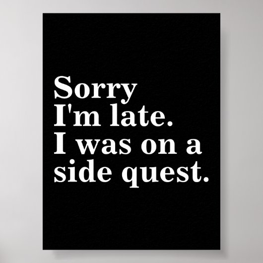 Sorry dat ik te laat ben. Ik was op een side quest Poster (Voorkant)