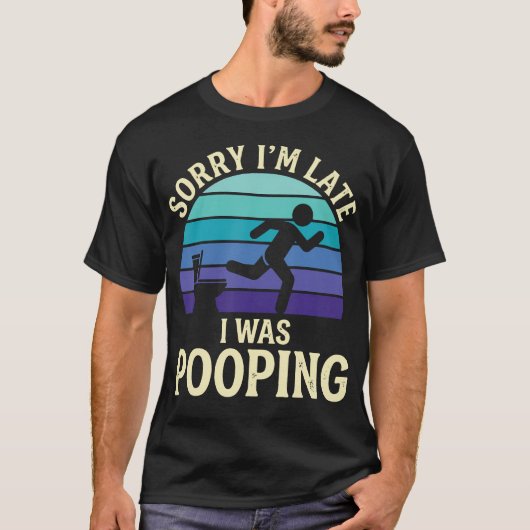 Sorry dat ik te laat ben, ik was t-shirt (Voorkant)