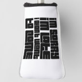 Sorry dat ik te laat ben, ik wilde niet komen golfheadcover (Draai 90)