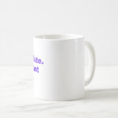 Sorry dat ik te laat ben. Ik wilde niet komen Koffiemok (Voorkant rechts)