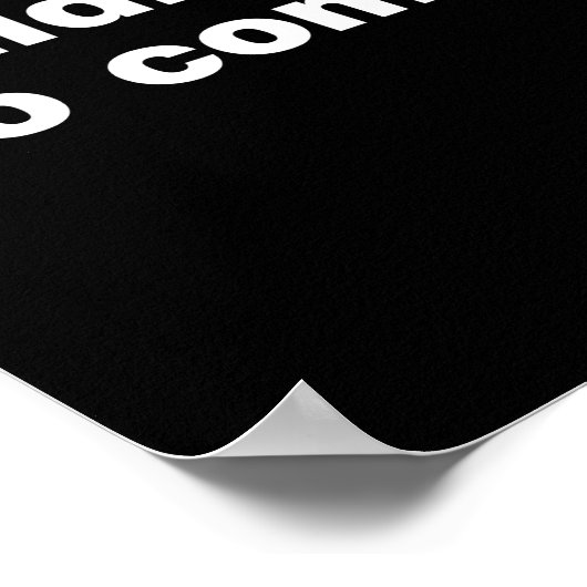 Sorry dat ik te laat ben. Ik wilde niet komen Poster (Hoek)