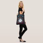 Sorry dat ik te laat ben, kat nodigde me Funny Cat Tote Bag (Op model)