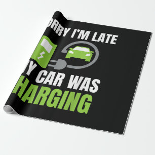 Sorry dat ik te laat ben Mijn auto was aan het opl Cadeaupapier