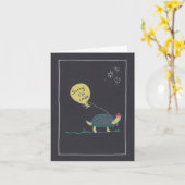 Sorry dat ik te laat ben, vertraagde wenskaart kaart (Gele Bloem)