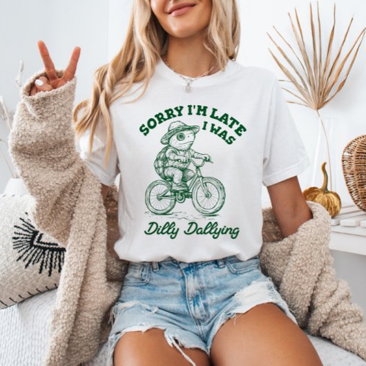 Sorry dat ik te laat was met het uitstellen van Tu T-shirt