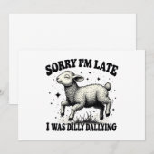 Sorry dat ik te laat was met uitstellen kaart (Voorkant / Achterkant)