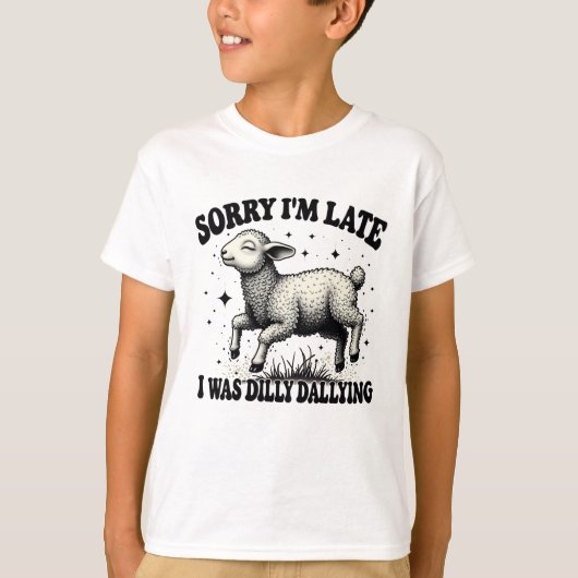 Sorry dat ik te laat was met uitstellen t-shirt (Voorkant)