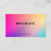 Sorry dat ik teleurstel contactkaartje (Achterkant)