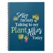 Sorry dat ik vandaag alleen met mijn plant bondgen notitieboek (Voorkant)