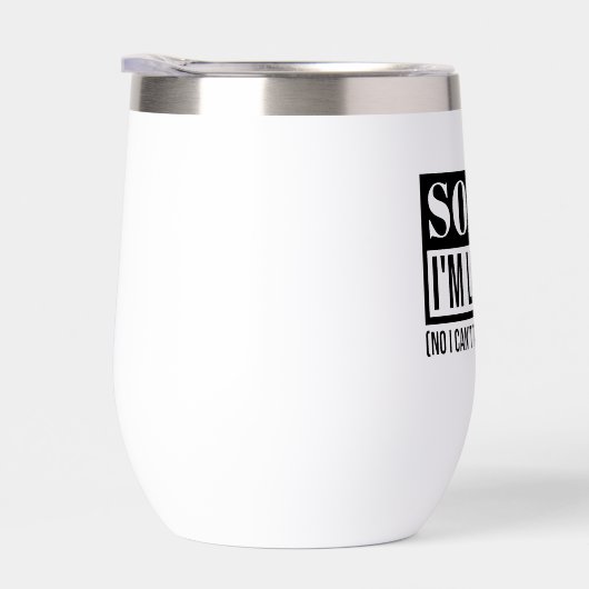 Sorry dat ik wegga - grappig sarcastisch citaatont (Rechts)