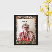 Sorry dat ik zo laat ben kaart (Gele Bloem)