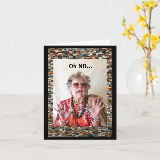 Sorry dat ik zo laat ben kaart (Gele Bloem)