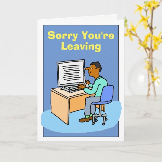 Sorry dat je Aziatische mannetjes verlaat. Kaart (Gele Bloem)