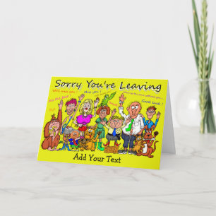 Sorry dat je de Cartoon verlaat Kaart