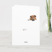 Sorry dat je een verdrietige hond leeg laat kaart (Achterkant)