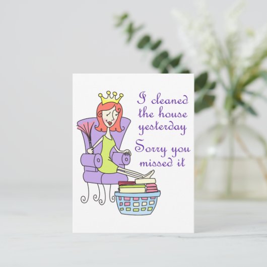 Sorry dat je het gemist hebt briefkaart (Staand voorkant)