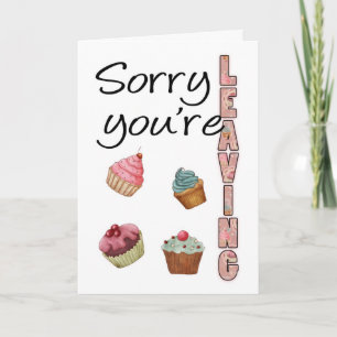 Sorry dat je het Wenskaart verlaat Kaart