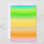 Sorry dat je je goed voelt onder het weer. aankondiging (Achterkant)