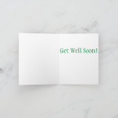 Sorry dat je je groen voelt...haal goed Kaart. Kaart (Binnen)