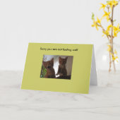 Sorry dat je je niet goed voelt kaart (Gele Bloem)