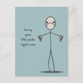 Sorry dat je leven nu klote is briefkaart (Voorkant)