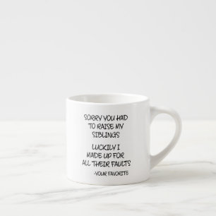 Sorry dat je mijn zegeningen moest opheffen - je f espresso kop