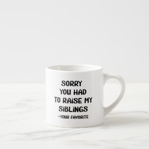 Sorry dat je mijn zegeningen moest opheffen - je f espresso kop