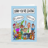 Sorry dat je weggaat kaart (Voorkant)