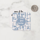 Sorry dat je weggaat notitiekaartje (Voorkant / Achterkant in situ)