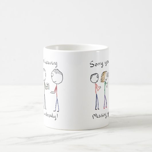 Sorry dat je werk verlaat koffiemok (Center)