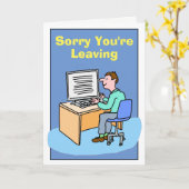 Sorry dat je White Male verlaat. Kaart (Gele Bloem)