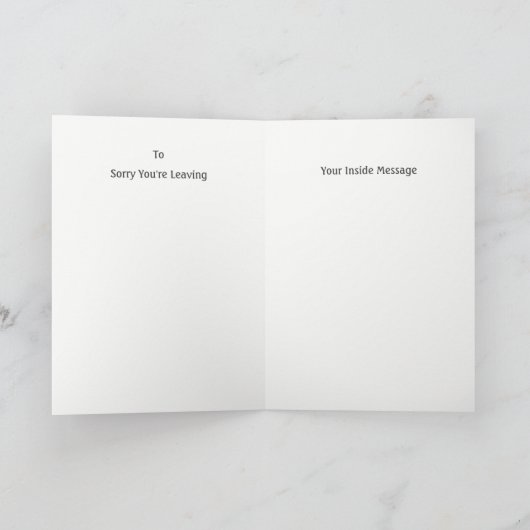 Sorry dat je zwart Vrouw verlaat. Kaart (Binnen)