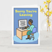 Sorry dat je zwart Vrouw verlaat. Kaart (Gele Bloem)