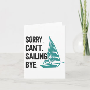 Sorry. Dat kan niet. Zeilen. Dag. Zeilboot Kaart
