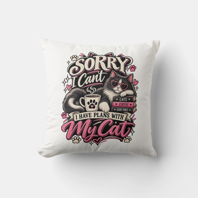 Sorry dat lukt niet, ik heb plannen met mijn kat kussen (Voorkant)