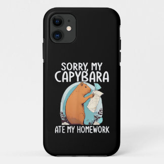 Sorry dat mijn capibara mijn huiswerk grappig opat Case-Mate iPhone case