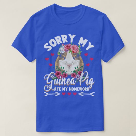 Sorry dat mijn cavia mijn Kinder studente G T-shirt (Design voorkant)