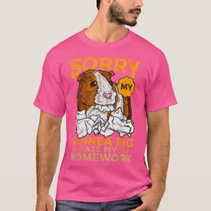 Sorry dat mijn cavia mijn thuiswerk Furry Potato F T-shirt