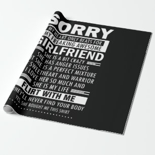 Sorry dat mijn hart slaat voor mijn vrije Vriendin Cadeaupapier