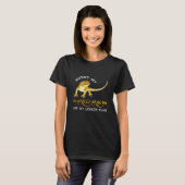 Sorry dat mijn Iguana bebaarde draak mijn lesplan T-shirt (Voorkant volledig)