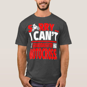 Sorry dat mijn kleindochter motorcross heeft t-shirt