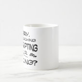 Sorry dat mijn onderricht je gesprek onderbreekt koffiemok (Center)