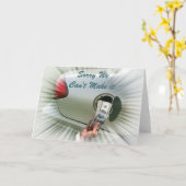 Sorry dat we het niet Kaart kunnen maken (Gele Bloem)