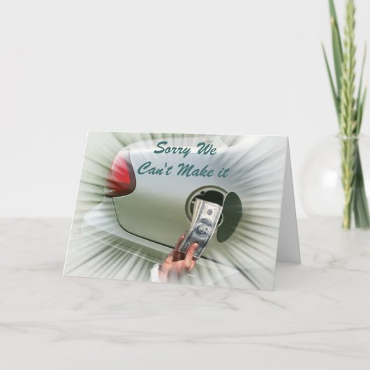 Sorry dat we het niet Kaart kunnen maken (Voorkant)