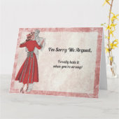 Sorry dat we ruzie hadden kaart (Gele Bloem)